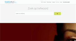 Desktop Screenshot of kliniekeninfo.nl